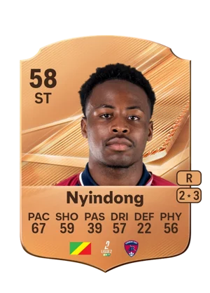 Nyindong - 58 - Rare EA FC 27 card