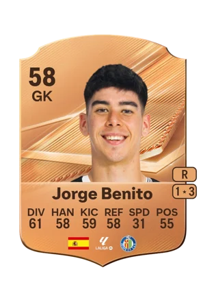 Jorge Benito - 58 - Rare EA FC 27 card