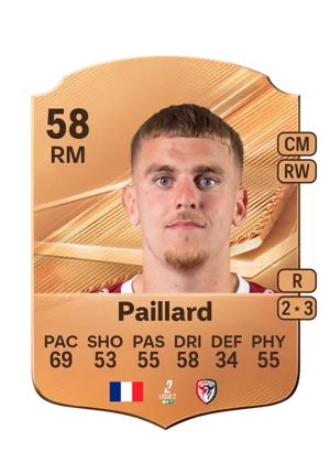 Paillard - 58 - Rare EA FC 27 card