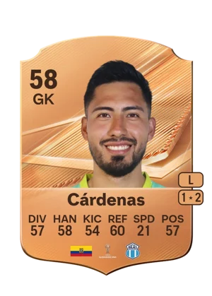 Cárdenas - 58 - Rare EA FC 27 card