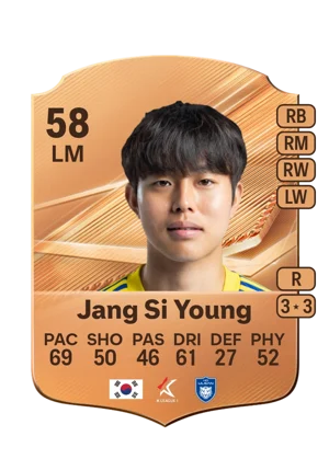 Jang Si Young - 58 - Rare EA FC 27 card