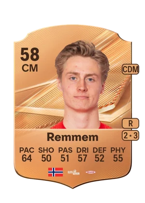 Remmem - 58 - Rare EA FC 27 card