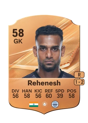 Rehenesh - 58 - Rare EA FC 27 card