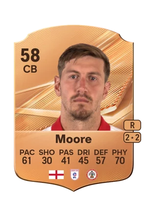 Moore - 58 - Rare EA FC 27 card