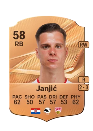Janjić - 58 - Rare EA FC 27 card