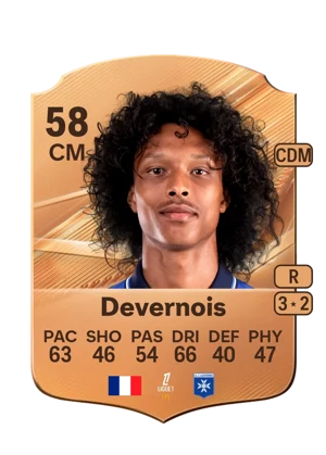 Devernois - 58 - Rare EA FC 27 card