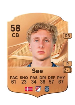 Søe - 58 - Rare EA FC 27 card