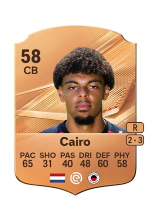 Cairo - 58 - Rare EA FC 27 card