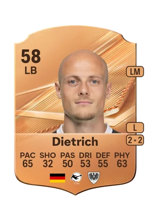 Dietrich - 58 - Rare EA FC 27 card