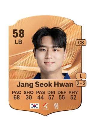 Jang Seok Hwan - 58 - Rare EA FC 27 card