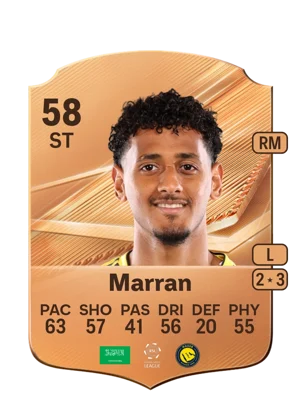 Marran - 58 - Rare EA FC 27 card