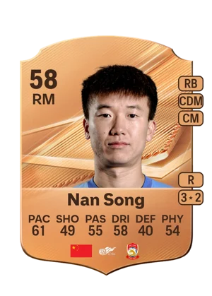 Nan Song - 58 - Rare EA FC 27 card