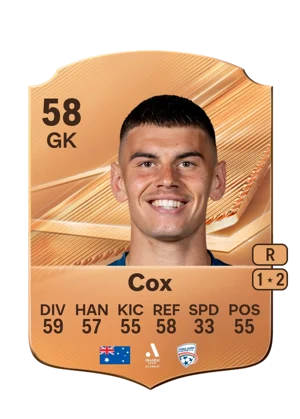 Cox - 58 - Rare EA FC 27 card