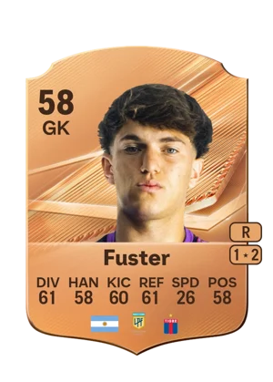 Fuster - 58 - Rare EA FC 27 card