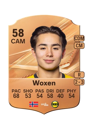 Woxen - 58 - Rare EA FC 27 card
