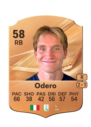 Odero - 58 - Rare EA FC 27 card