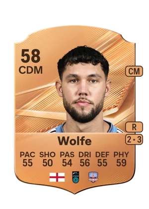 Wolfe - 58 - Rare EA FC 27 card