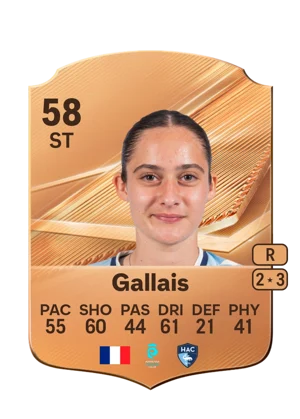 Gallais - 58 - Rare EA FC 27 card