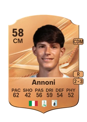 Annoni - 58 - Rare EA FC 27 card