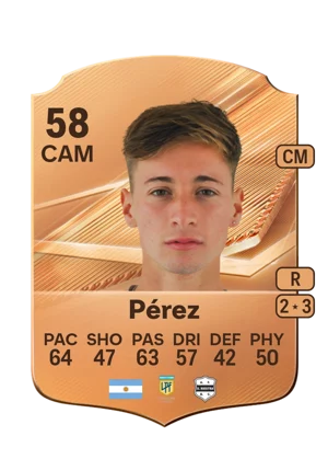 Pérez - 58 - Rare EA FC 27 card