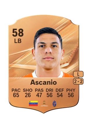 Ascanio - 58 - Rare EA FC 27 card
