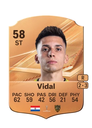 Vidal - 58 - Rare EA FC 27 card