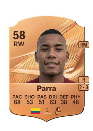 Parra - 58 - Rare EA FC 27 card