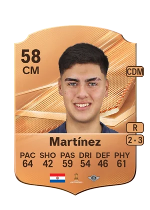Martínez - 58 - Rare EA FC 27 card