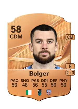 Bolger - 58 - Rare EA FC 27 card