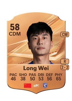 Long Wei - 58 - Rare EA FC 27 card