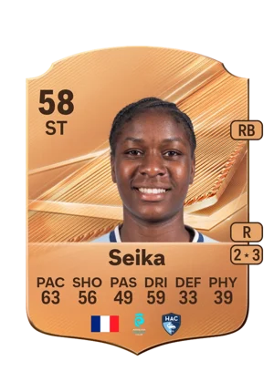Seika - 58 - Rare EA FC 27 card