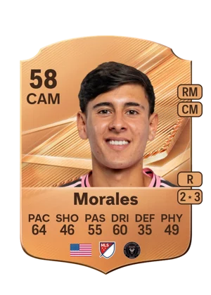 Morales - 58 - Rare EA FC 27 card