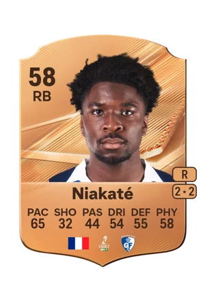 Niakaté - 58 - Rare EA FC 27 card