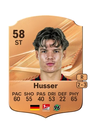 Husser - 58 - Rare EA FC 27 card