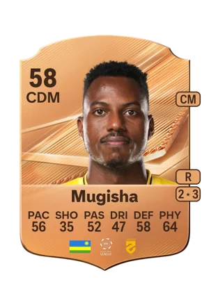 Mugisha - 58 - Rare EA FC 27 card