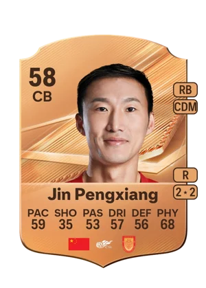 Jin Pengxiang - 58 - Rare EA FC 27 card