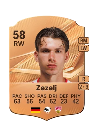 Zezelj - 58 - Rare EA FC 27 card