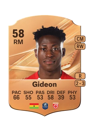 Gideon - 58 - Rare EA FC 27 card