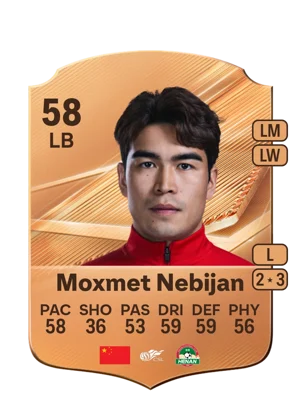 Moxmet Nebijan - 58 - Rare EA FC 27 card