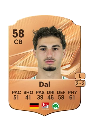 Dal - 58 - Rare EA FC 27 card