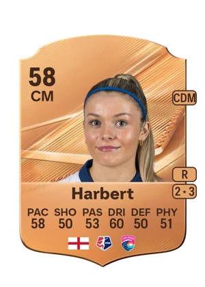 Harbert - 58 - Rare EA FC 27 card