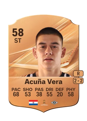 Acuña Vera - 58 - Rare EA FC 27 card