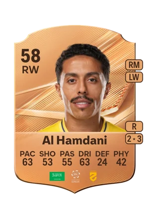 Al Hamdani - 58 - Rare EA FC 27 card