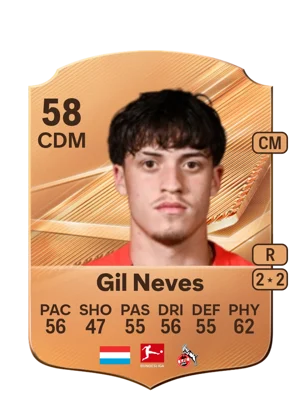 Gil Neves - 58 - Rare EA FC 27 card