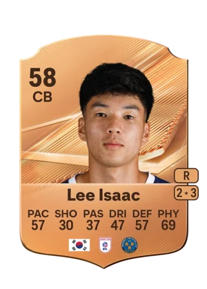 Lee Isaac - 58 - Rare EA FC 27 card