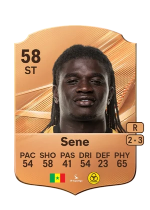 Sene - 58 - Rare EA FC 27 card
