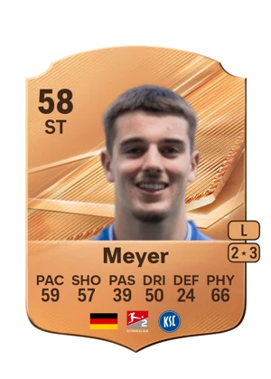 Meyer - 58 - Rare EA FC 27 card