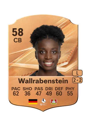 Wallrabenstein - 58 - Rare EA FC 27 card