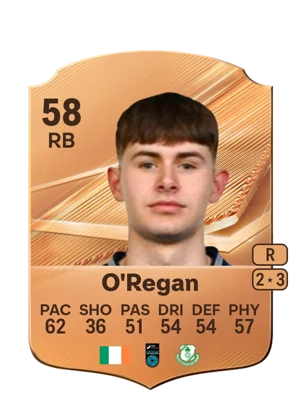 O'Regan - 58 - Rare EA FC 27 card
