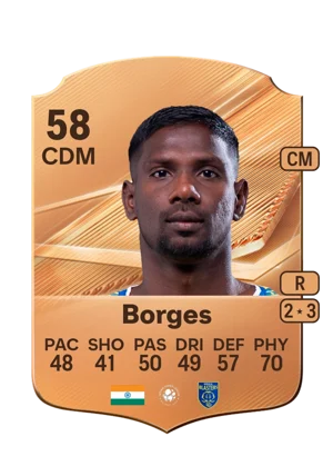 Borges - 58 - Rare EA FC 27 card